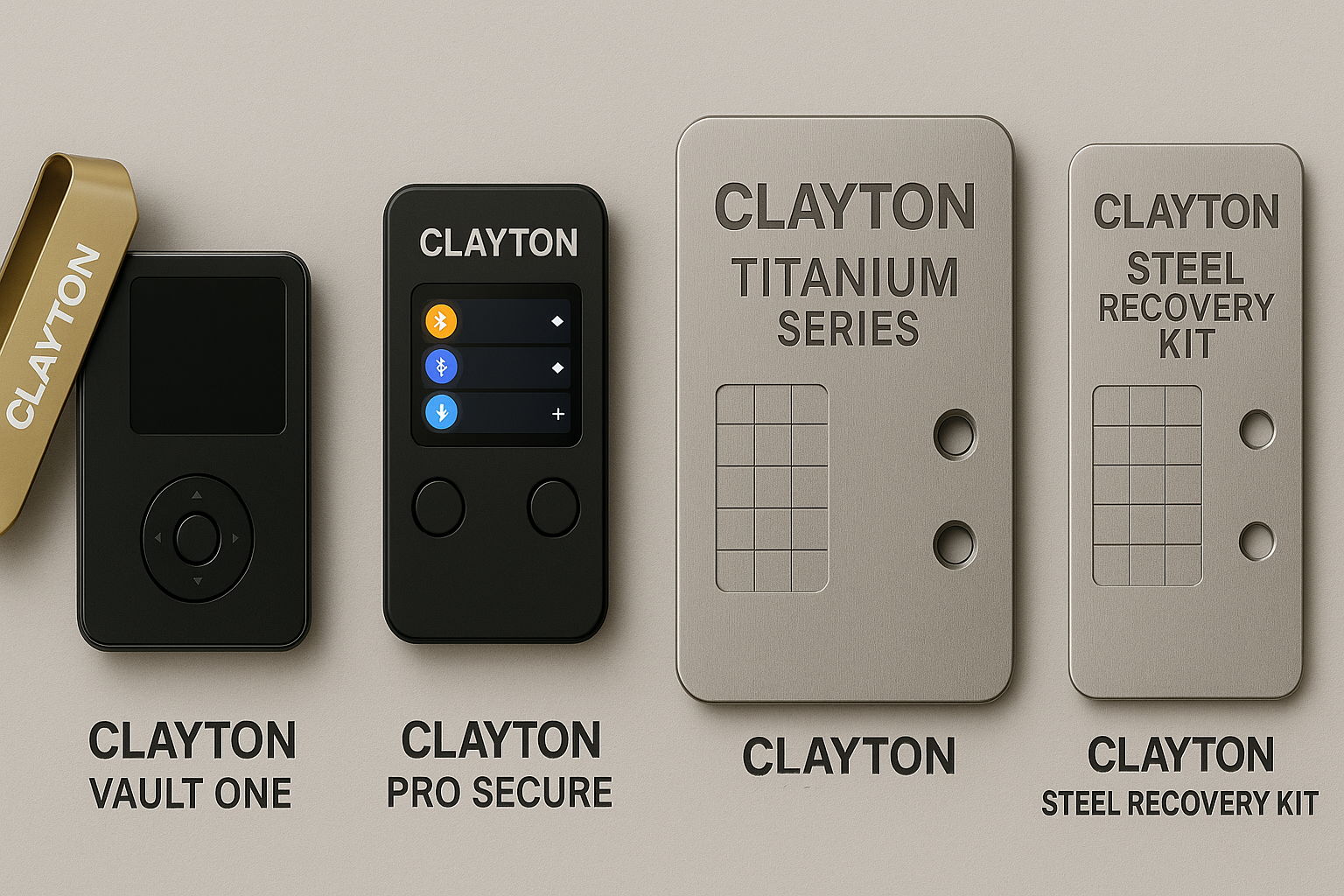 CLAYTON IT hardware wallets